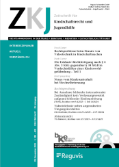 Abbildung: Zeitschrift für Kindschaftsrecht und Jugendhilfe (ZKJ)