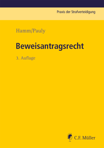  Beweisantragsrecht