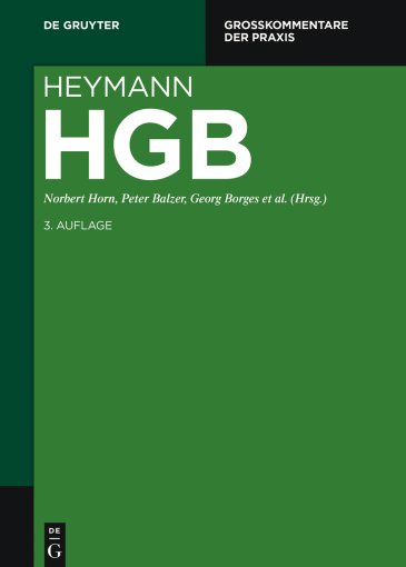  Handelsgesetzbuch (HGB), Bd. 1 - 4