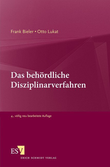  Das behördliche Disziplinarverfahren