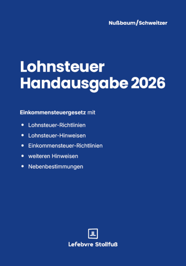  Lohnsteuer Handausgabe