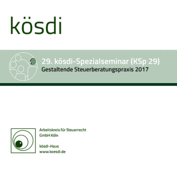  KSp 29 - Gestaltende Steuerberatungspraxis 2017