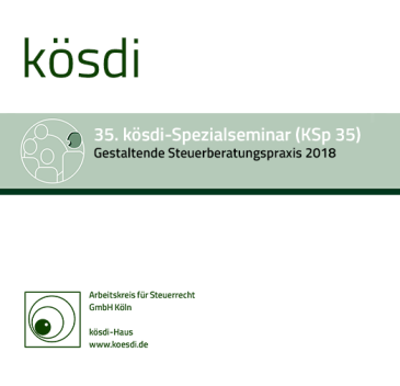  KSp 35 - Gestaltende Steuerberatungspraxis 2018