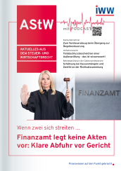 Abbildung: Aktuelles aus dem Steuer- und Wirtschaftsrecht (AStW)