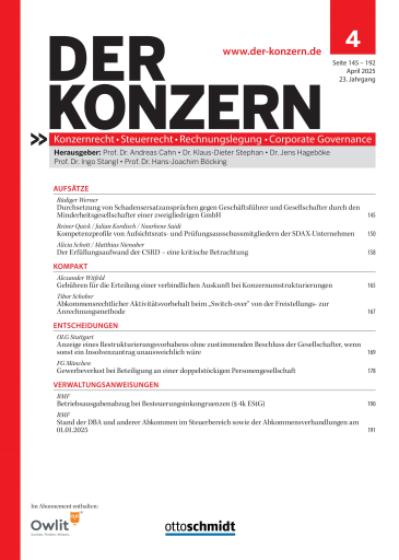  DER KONZERN (DK)